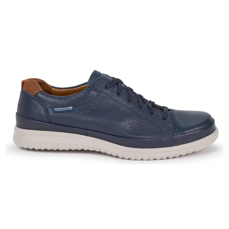 Men's Oxford shoes with a padded insole for all - day comfortMephisto Men's Thomas Navy