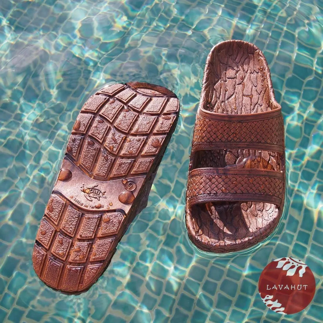 Men's sandals with a shock - absorbing insoleBrown Jon Jandals® - Pali Hawaii