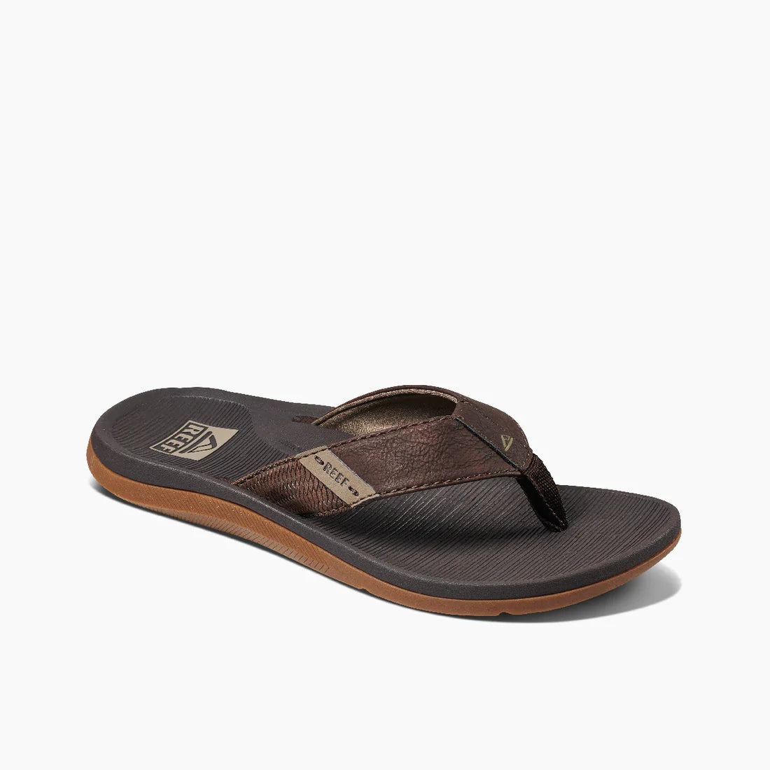 Men's sandals with a durable outer soleReef Santa Ana Men's Sandals - Brown