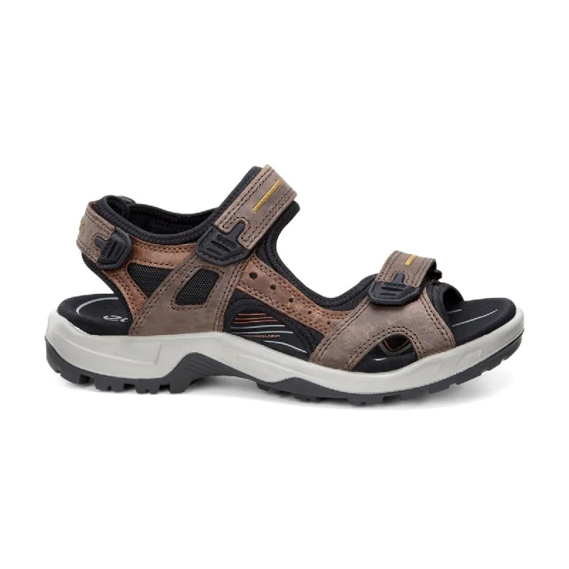 Men's sandals in a neutral color like black or brownEcco Men's 069564 Yucatan Sandal Espresso/Cocoa Brown/Black