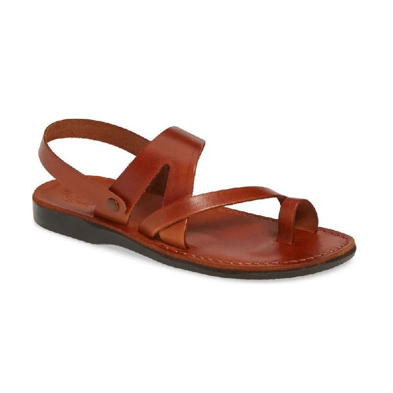 Men's sandals with a padded heelBenjamin - Leather Slingback Sandal | Honey