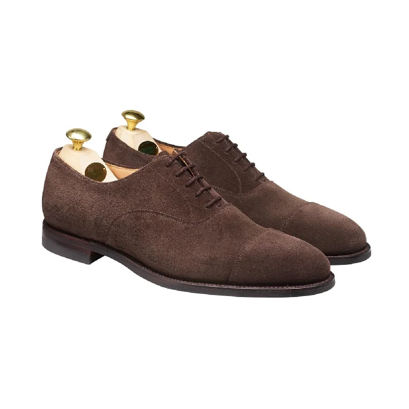 Men's Oxfords with a contrast stitching on the weltConnaught 2 Dark Oak Suede