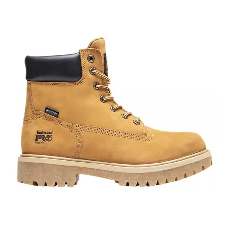 Men's Oxford shoes with a double - buckle strapTimberland Men's 65016 PRO速 Direct Attach 6"  Wheat Steel Toe Waterproof