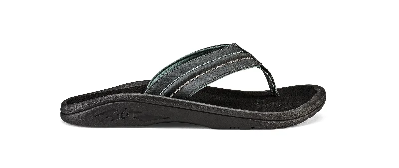 Men's sandals with a toe post designHokua - Dark Shadow