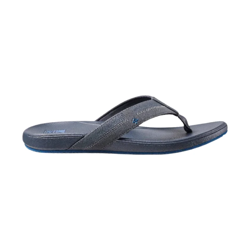 Men's sandals with a shock - absorbing insoleReef Men's Cushion Phantom 2.0 Flip Flop - Grey/Blue