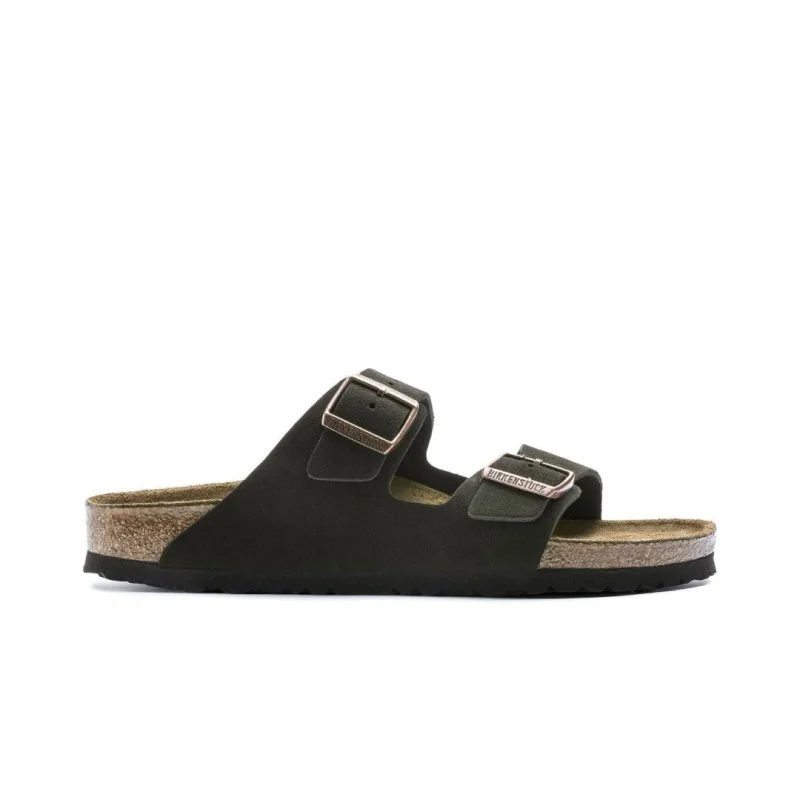 Men's sandals with a leather lining for comfortBirkenstock Arizona Soft Footbed - Mocha Suede