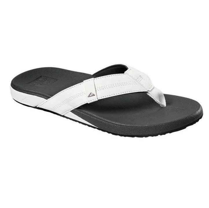 Waterproof men's sandals for water activitiesReef Cushion Bounce Phantom Mens Sandal - White Grey