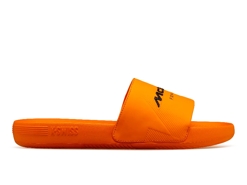 Men's sandals with a removable insole for cleaning08717-860-M | SLIDE SANDAL X MCLAREN F1 TEAM | PAPAYA