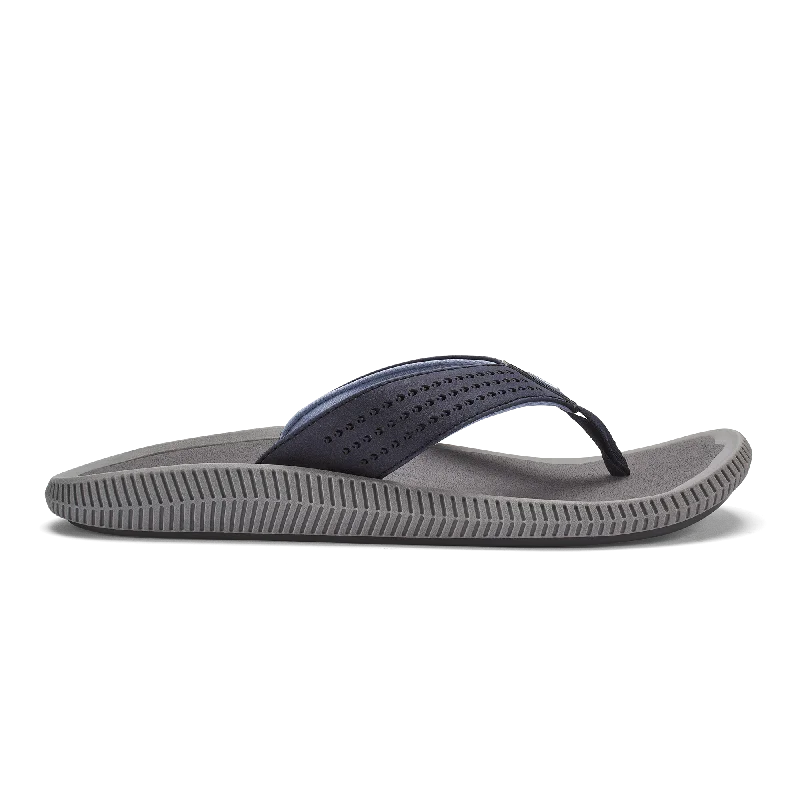 Men's sandals with a padded heelUlele - Blue Depth / Charcoal