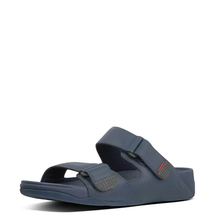 Men's sandals with a shock - absorbing insoleFitFlop Men's Gogh Moc Slide Sandals - Midnight Navy