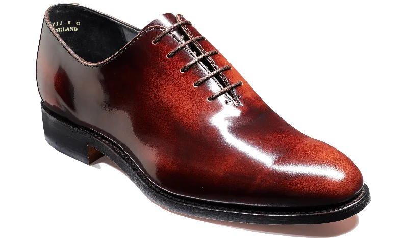 Men's Oxford shoes with a leather lining for breathabilityNelson - Brandy Hi-Shine