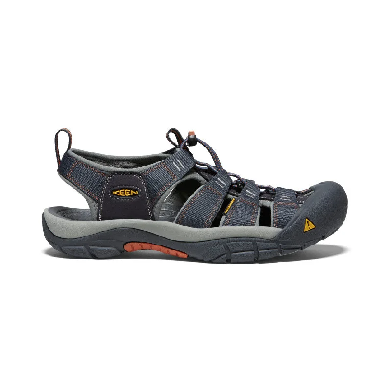 Men's sandals with a perforated leather upper for ventilationMen's Newport H2 Sandal  |  India Ink/Rust