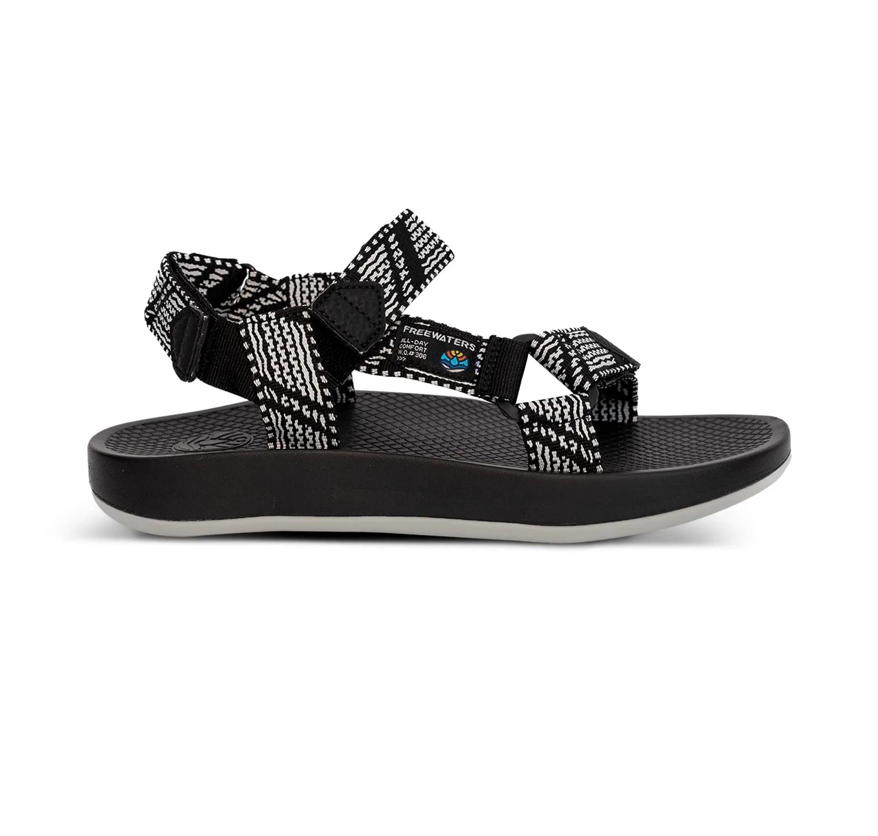 Men's sandals with a leather lining for comfortFreewaters Cloud 9 Sport Women's Super Soft Sandals - Black