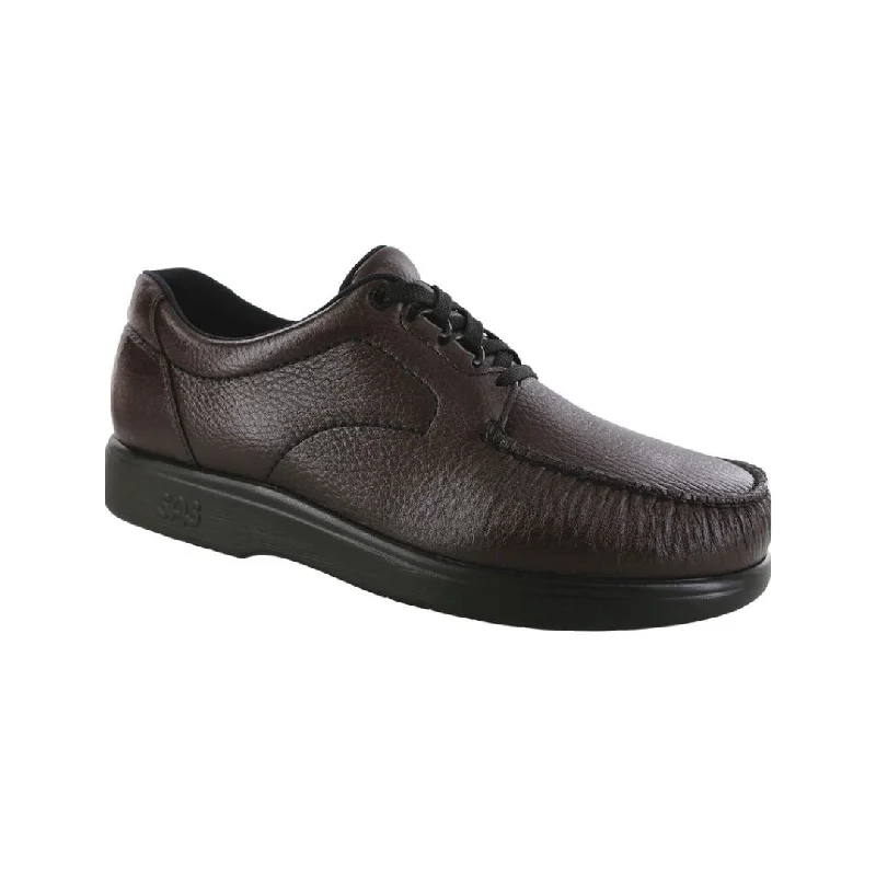 Men's Oxfords with a low - heeled design and a square toeSAS Men's Bout Time Lace Up Loafer - Cordovan