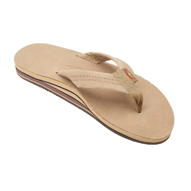 Men's sandals with a durable outer soleRainbow Sandals Men's Double Layer Premier Sierra Brown