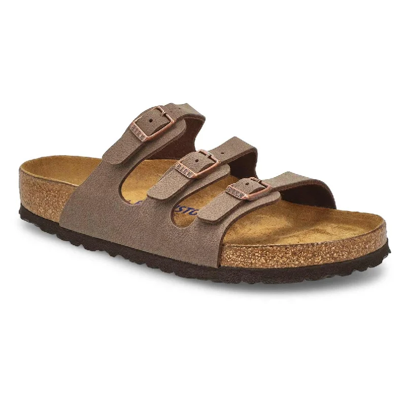 Men's leather sandals with an adjustable strapFlorida Mocha BF SFB