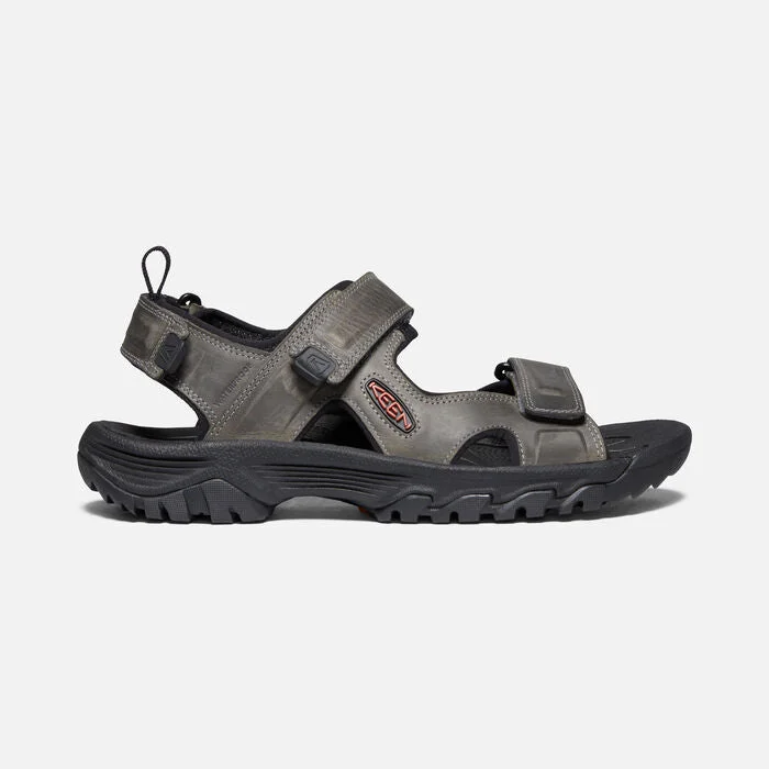 Men's sandals with a decorative buckle or charmMen's Targhee III Open Toe Sandal Style #1022423 I Keen Footwear