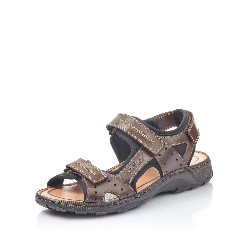 Men's sandals with a flexible sole for easy movementBenny - Brown