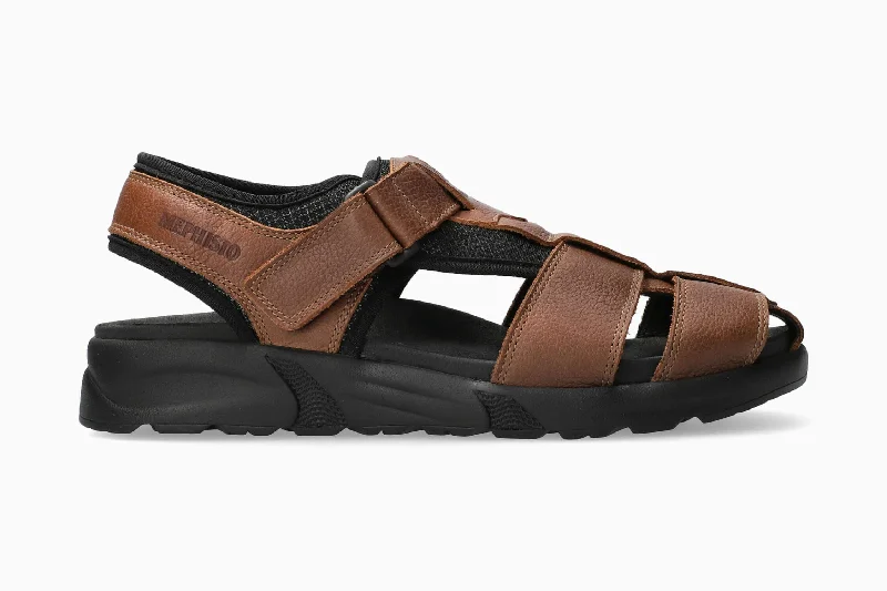 Men's sandals with a stretchy strap for a better fitToren - Hazelnut