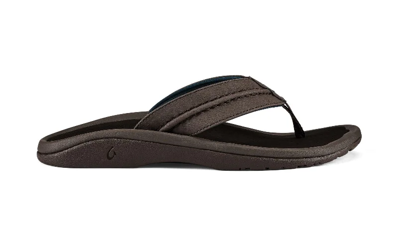 Men's sandals with a shock - absorbing insoleHokua - Dark Wood