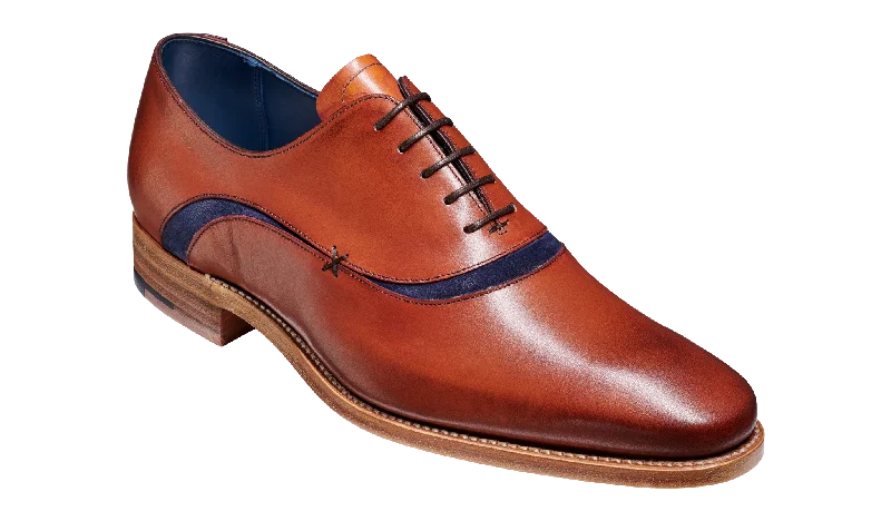 Men's Oxfords with a classic silhouette and a high - shine finishEmerson - Antique Rosewood Navy Suede