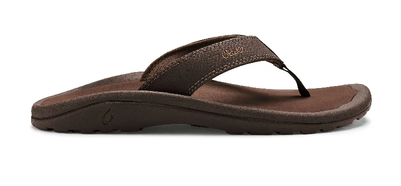 Men's sandals with a toe post designOhana - Dark Java