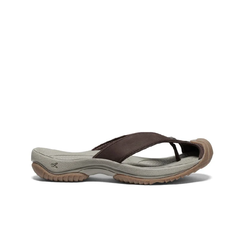 Men's sandals with a padded heelMen's Waimea Leather Flip-Flop  |  Java/Plaza Taupe