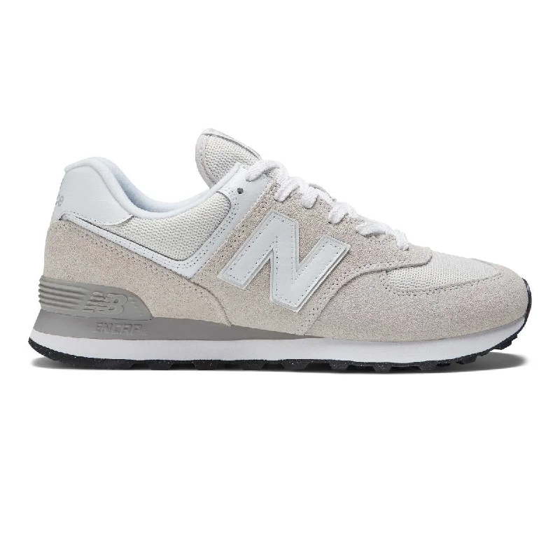 Men's Oxfords with a classic silhouette and a high - shine finishNew Balance Men's ML574EVW Nimbus Cloud