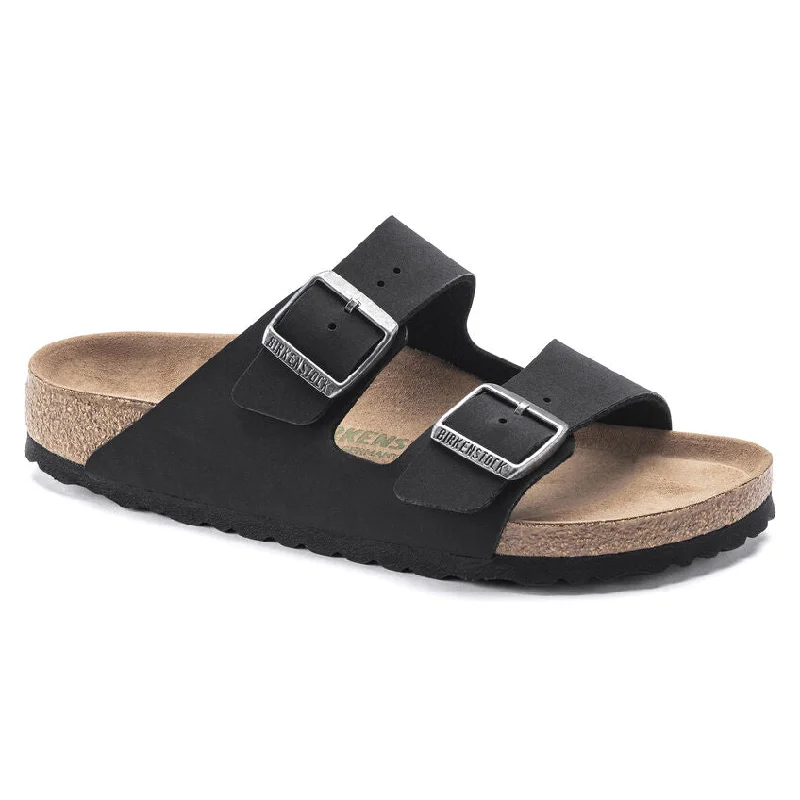 Men's leather sandals with an adjustable strapArizona in Black from Birkenstock