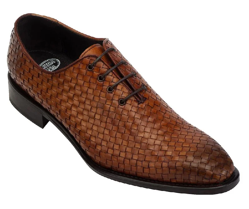 Men's Oxfords with a low - heeled design and a square toeToscana 5373