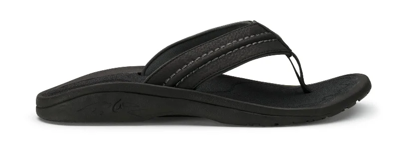 Men's sandals with a padded heelHokua - Black/Dark Shadow