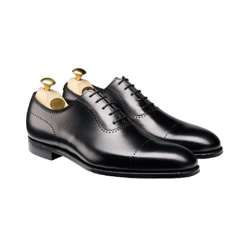 Men's Oxfords with a contrast stitching on the weltCourtenay Black Calf