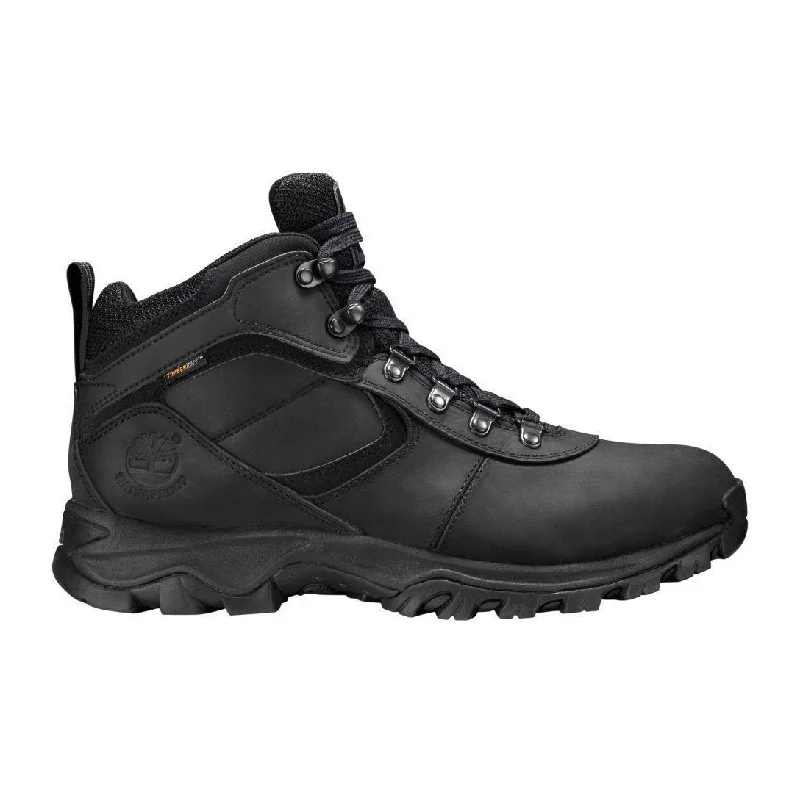 Men's Oxfords with a padded collar for a comfortable fitTimberland Men's Mt. Maddsen Mid Hiking Boots Black Waterproof