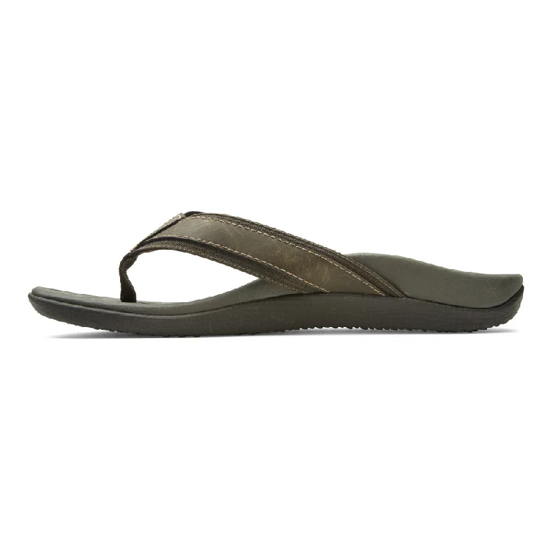 Men's sandals with a rubber sole for tractionTide - Brown - Men's