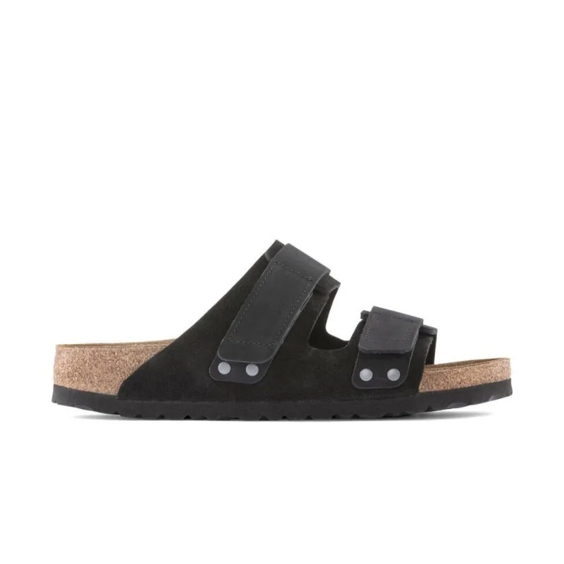 Flip - flop style men's sandals for beach wearBirkenstock Uji - Black Suede