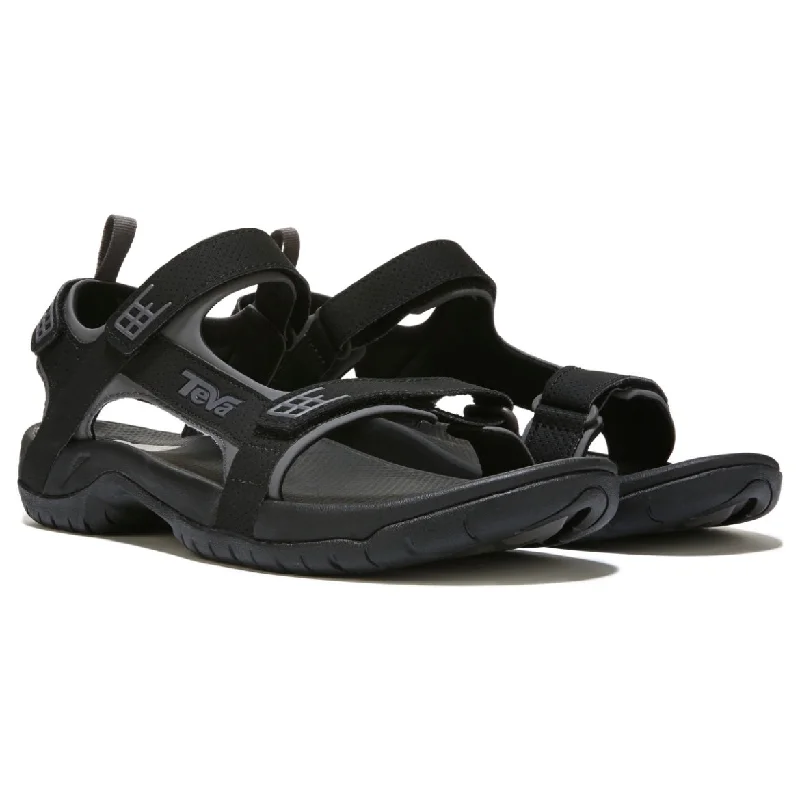 Men's sandals with a shock - absorbing insoleMinam - Black