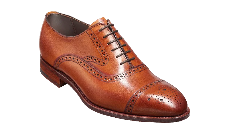 Men's Oxfords with a contrast stitching on the weltLerwick - Antique Rosewood Calf