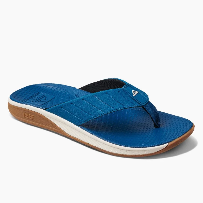 Men's sandals with a cushioned footbedReef The Deckhand Water Friendly Men's Sandals - Ocean Depths