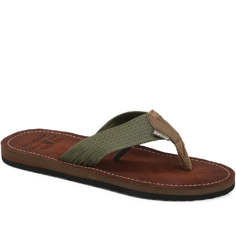 Men's sandals in a neutral color like black or brownToeman Toe Post Sandals - BARBR29518 / 314 267