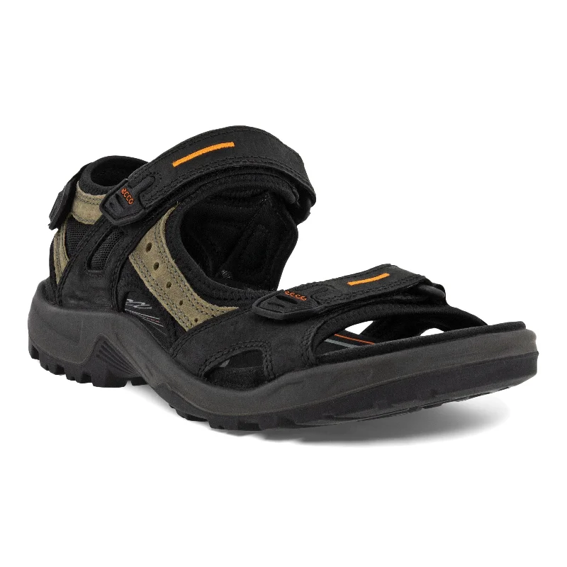 Men's sandals with a flexible sole for easy movementYucatan - Black - Men's