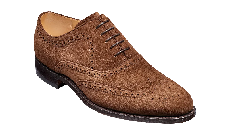 Men's Oxford shoes with a buckle closure and a pointed toeHampstead - Castagnia Suede