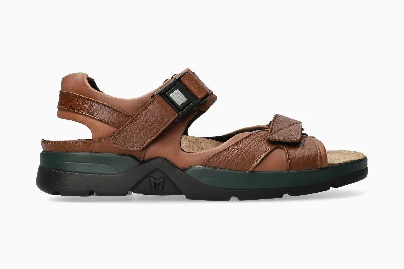 Men's sandals with a shock - absorbing insoleShark Fit - Chestnut