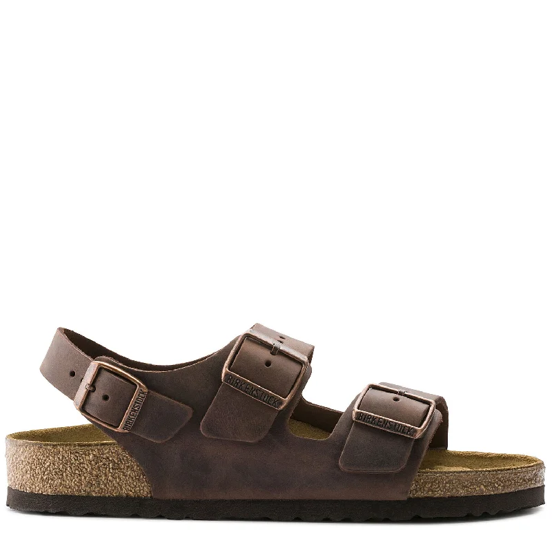 Men's sandals with a perforated leather upper for ventilationMEN'S MILANO