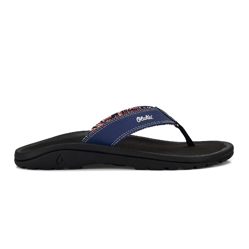 Men's sandals with a decorative buckle or charm‘Ohana - Navy / Onyx