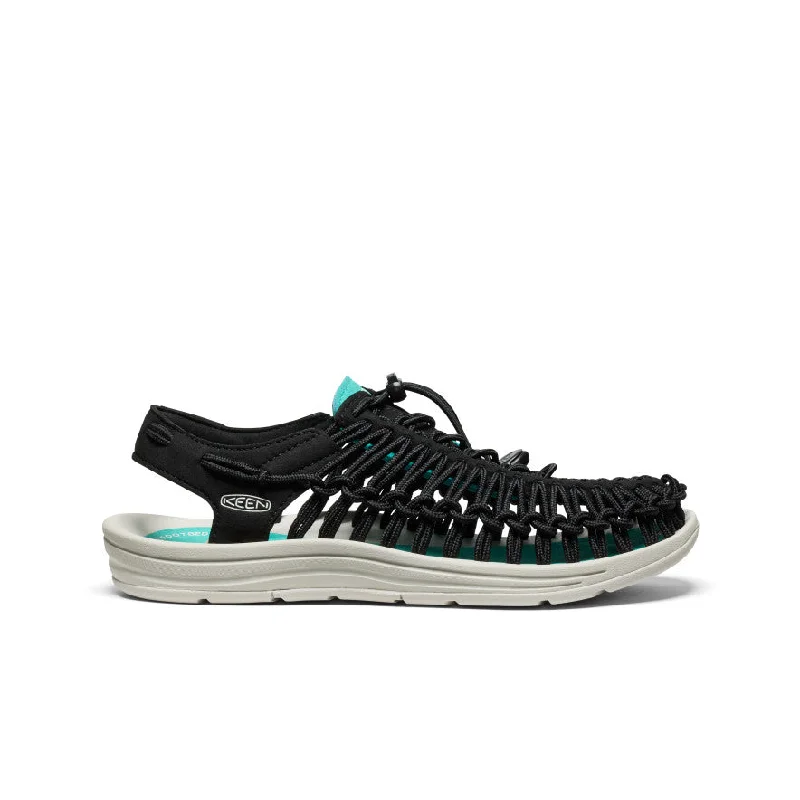 Men's sandals with a padded heelMen's UNEEK Sneaker  |  Black/Bright Aqua