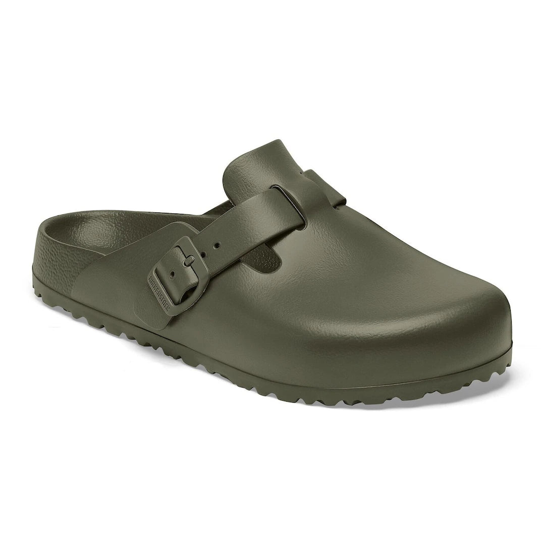 Men's leather sandals with an adjustable strapBoston EVA - Khaki