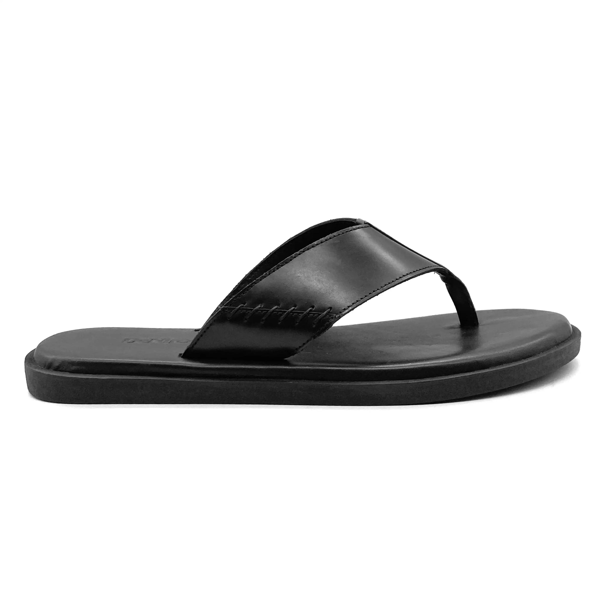 Men's sandals with a leather lining for comfortDeniro Felix - Black