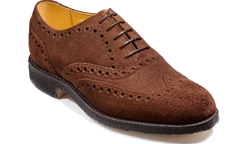 Men's Oxfords with a high - quality leather upperPadstow - Castagnia Suede