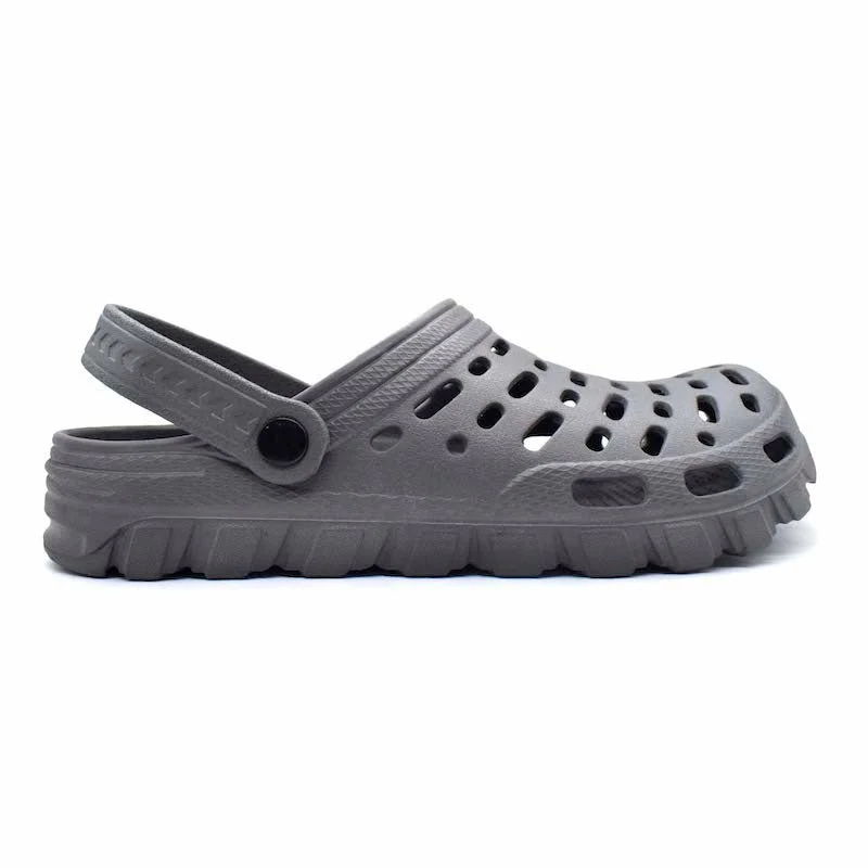 Men's sandals with a wide strap for supportNew Hippies Sandals - Grey