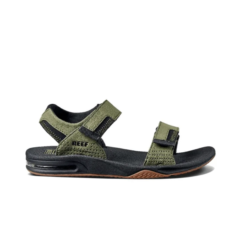 Men's sandals with a cushioned footbedReef Men's Fanning Baja - Olive/Gum